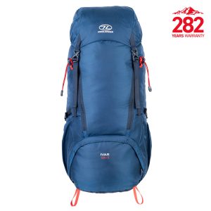 Highlander Ivar 50+5L Hiking Rucksack – Men's Navy Blue
