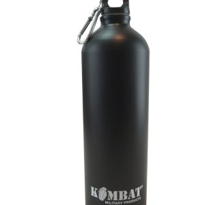 Kombat UK Aluminium Water Bottle 1000ml – Black